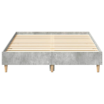 Estrutura de cama sem colchão 120x200 cm cinza cimento
