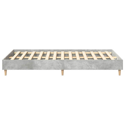 Estrutura de cama sem colchão 120x200 cm cinza cimento