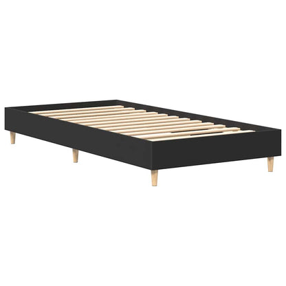 Estrutura cama s/ colchão 100x200 cm derivados de madeira preto