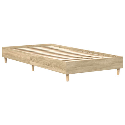 Estrutura cama s/ colchão 90x200 cm carvalho sonoma