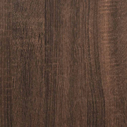 Estrutura de cama sem colchão 140x190 cm carvalho castanho