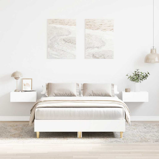 Estrutura de cama sem colchão 135x190 cm branco