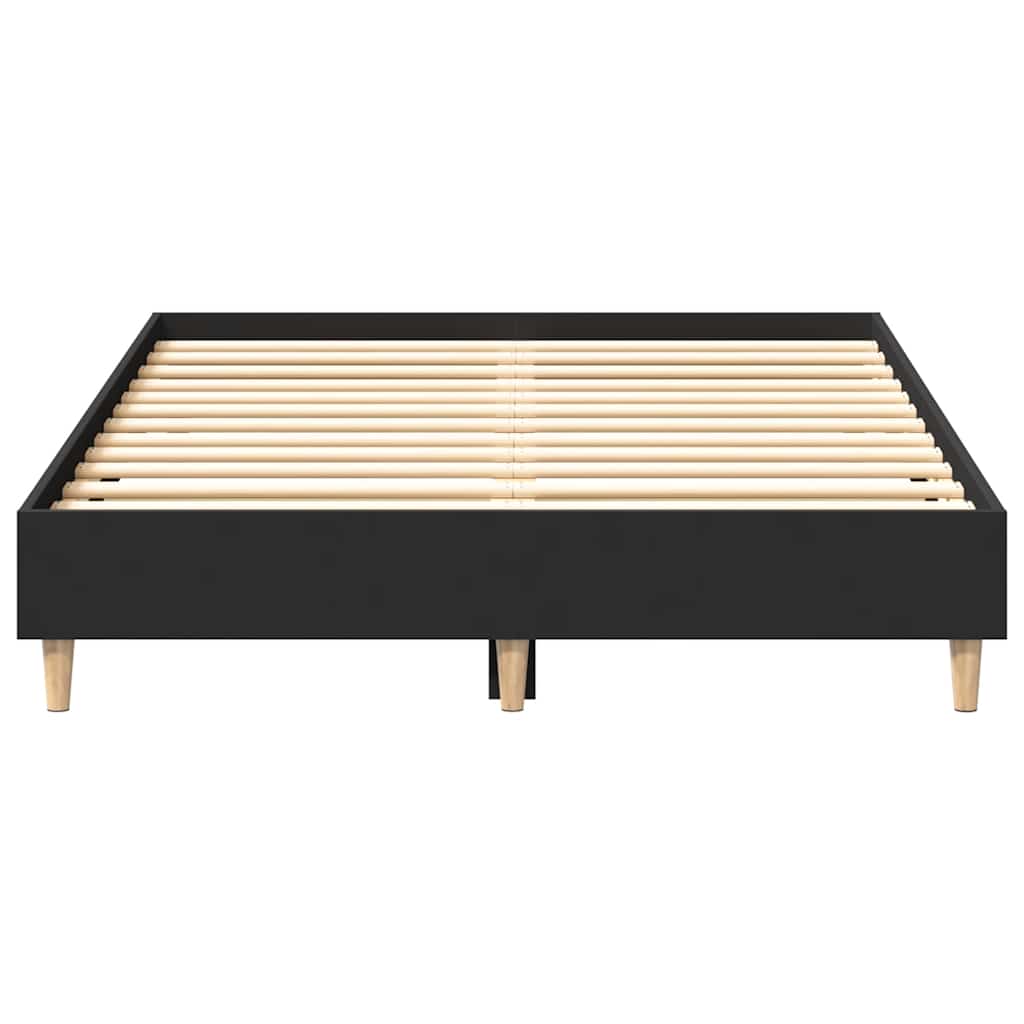 Estrutura de cama sem colchão 120x190 cm preto
