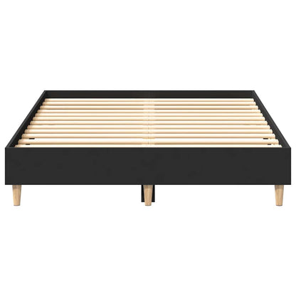 Estrutura de cama sem colchão 120x190 cm preto