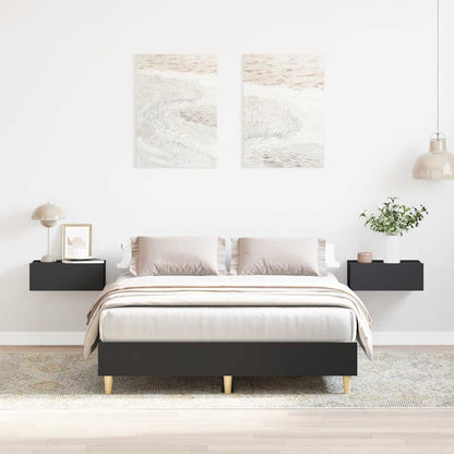Estrutura de cama sem colchão 120x190 cm preto