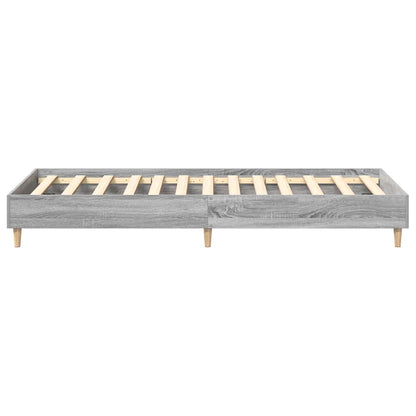 Estrutura cama s/ colchão 90x190 cm cinzento sonoma