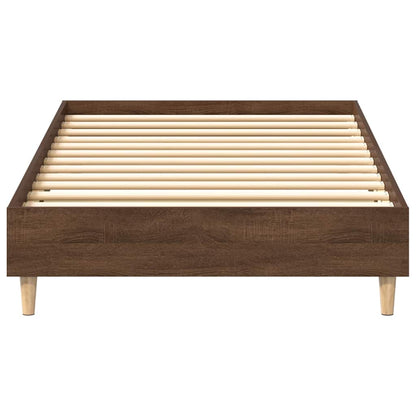 Estrutura cama s/ colchão 90x190 cm carvalho castanho