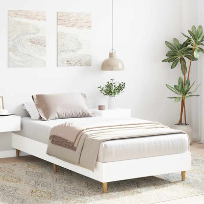 Estrutura cama s/ colchão 75x190 cm derivados de madeira branco