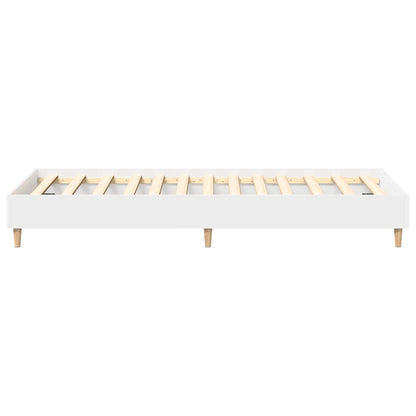 Estrutura cama s/ colchão 75x190 cm derivados de madeira branco