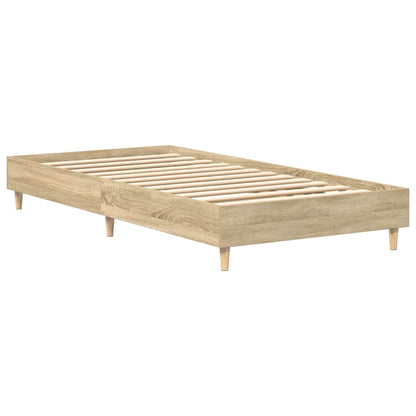 Estrutura cama s/ colchão 75x190 cm carvalho sonoma