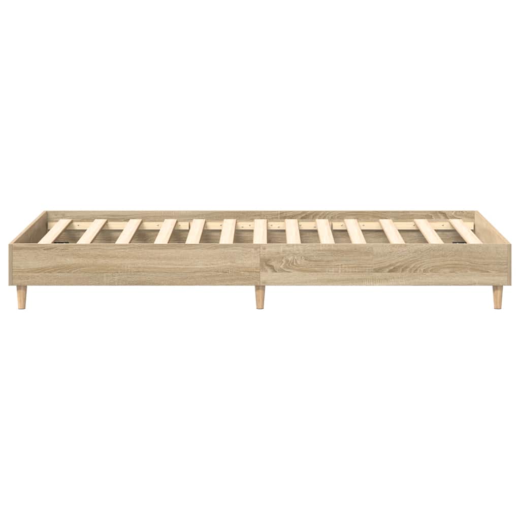 Estrutura cama s/ colchão 75x190 cm carvalho sonoma