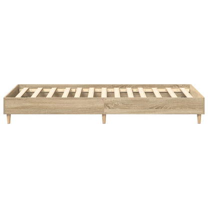Estrutura cama s/ colchão 75x190 cm carvalho sonoma
