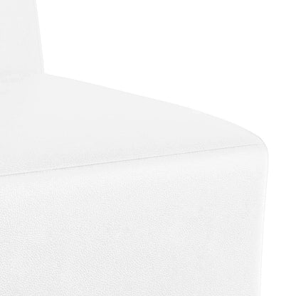 | Unidade de Sofá Modular Sem Braços | Branco 55 x 74 x 82 cm