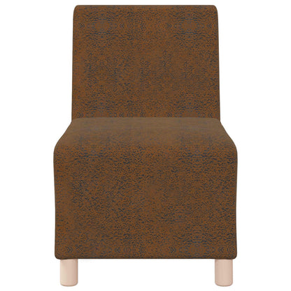 | Cadeira Sofa | Castanho 55 x 74 x 82 cm Couro camurça sintético