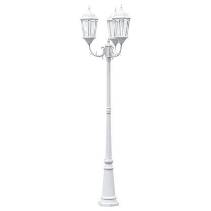 Luz de Jardim Branco 235 cm Alumínio