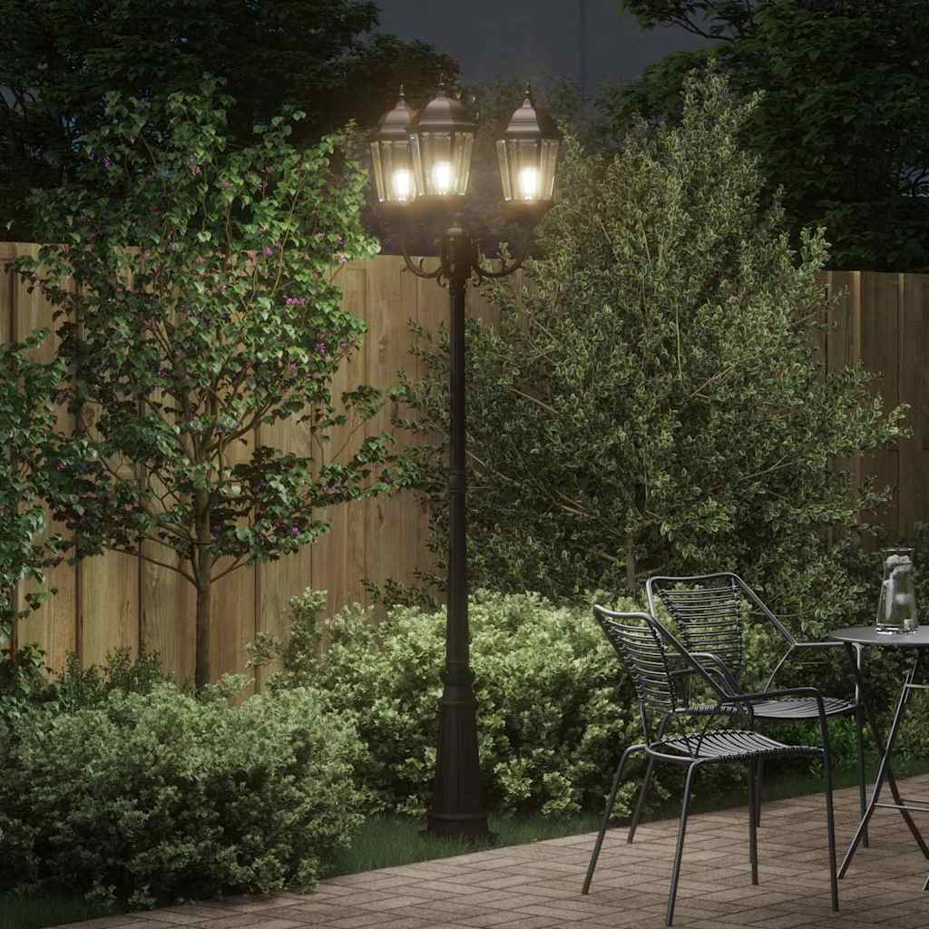 Luz de Jardim Bronze 235 cm Alumínio
