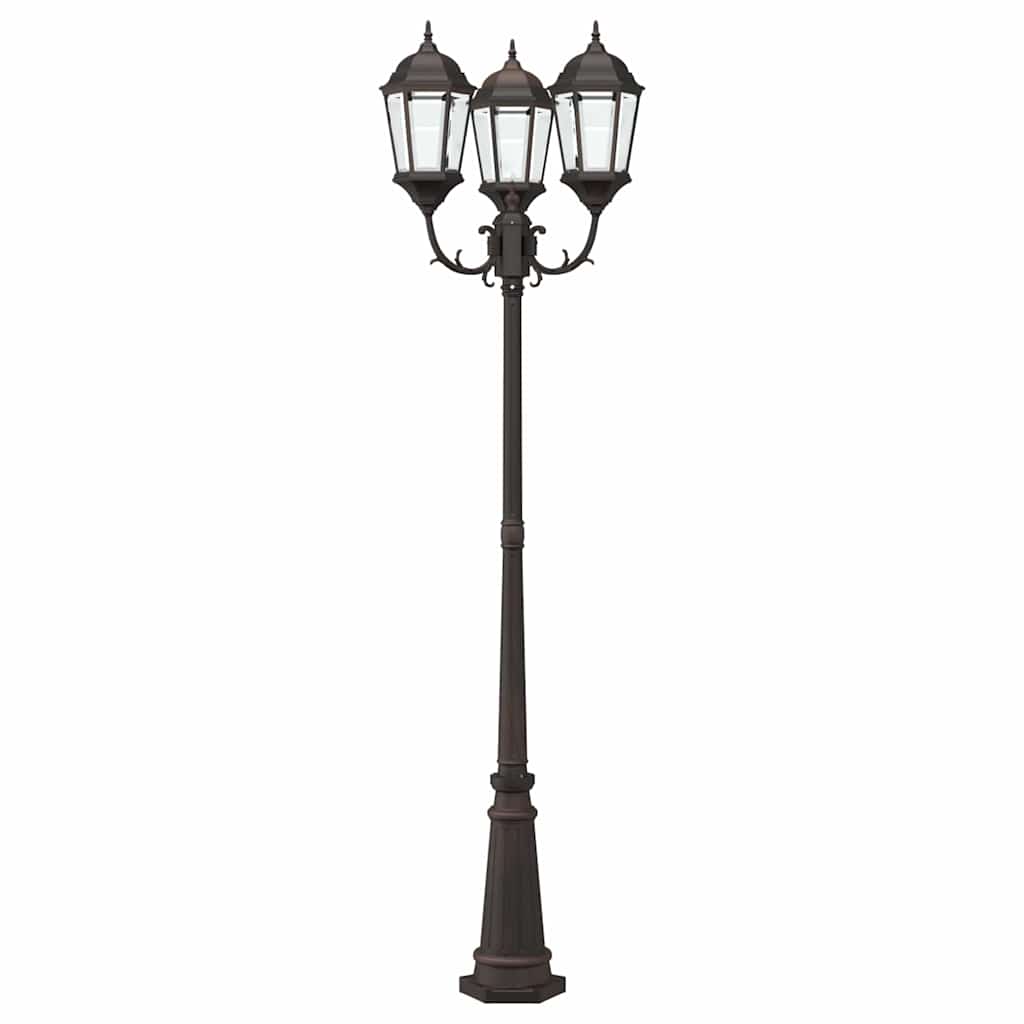 Luz de Jardim Bronze 235 cm Alumínio