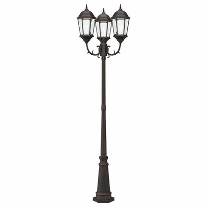 Luz de Jardim Bronze 235 cm Alumínio