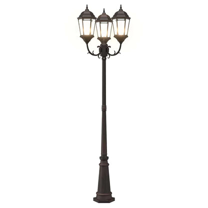 Luz de Jardim Bronze 235 cm Alumínio