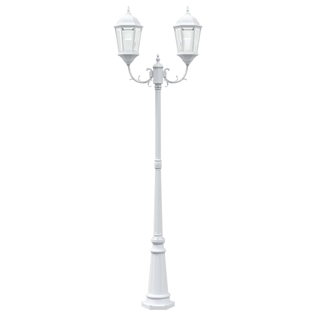 Luz de Jardim Branco 235 cm Alumínio
