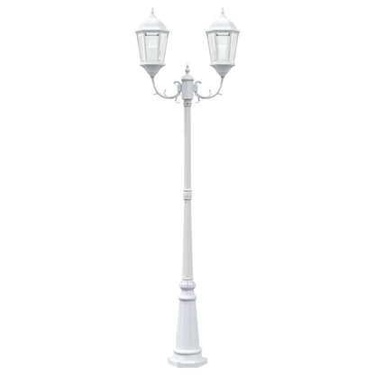 Luz de Jardim Branco 235 cm Alumínio