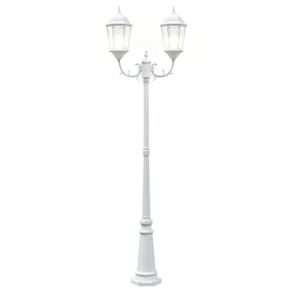 Luz de Jardim Branco 235 cm Alumínio