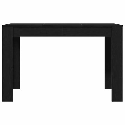 Mesa jantar 120x60x76 cm derivados de madeira carvalho preto