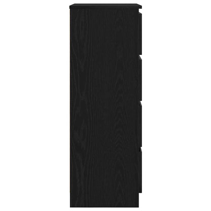Aparador 60x35x98,5 cm derivados madeira cor carvalho preto