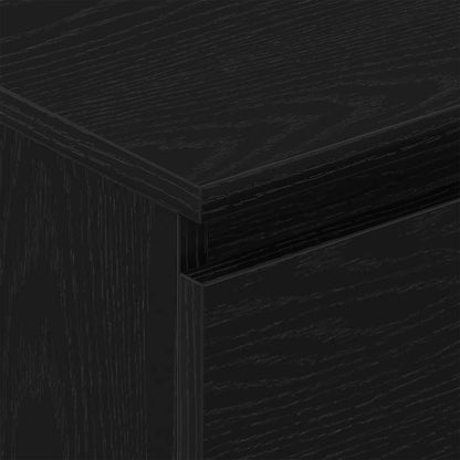 Aparador 60x35x98,5 cm derivados madeira cor carvalho preto
