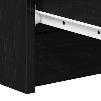 Aparador 60x35x98,5 cm derivados madeira cor carvalho preto
