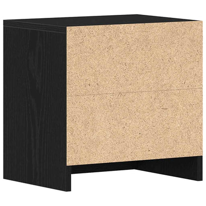 Mesa de cabeceira 40x30x40 cm deriv. de madeira carvalho preto