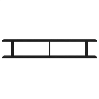 Estantes de parede 2 pcs 105x18x20 cm carvalho preto