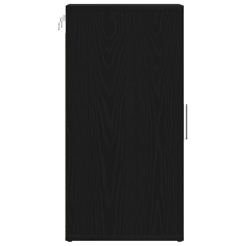 Sapateiras 2 pcs 32x35x70 derivados madeira carvalho preto