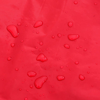 Capa de chuva para cães com tiras reflectoras vermelho XXS