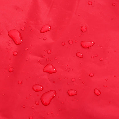 Capa de chuva para cães com tiras reflectoras vermelho XS