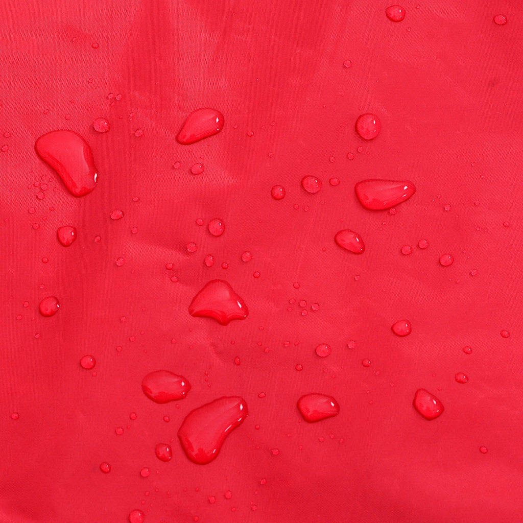 Capa de chuva para cães com tiras reflectoras vermelho M