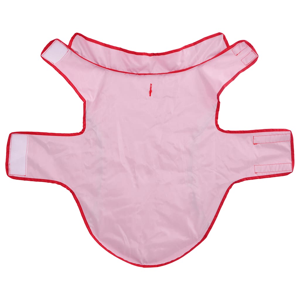 Capa de chuva para cães com tiras reflectoras vermelho 2XL