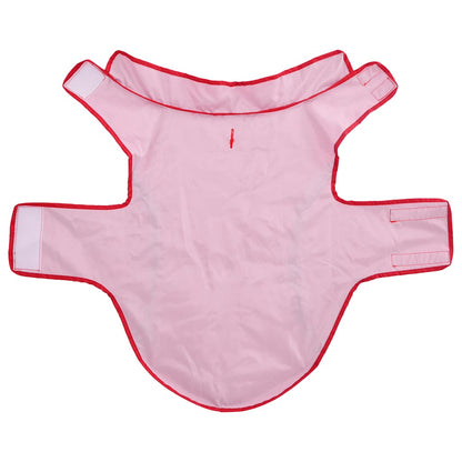 Capa de chuva para cães com tiras reflectoras vermelho 2XL