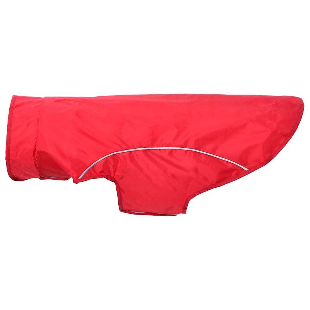Capa de chuva para cães com tiras reflectoras vermelho 2XL