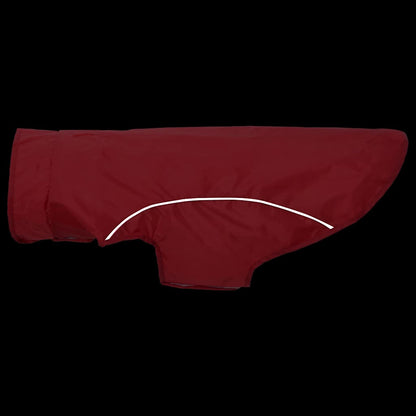 Capa de chuva para cães com tiras reflectoras vermelho 2XL