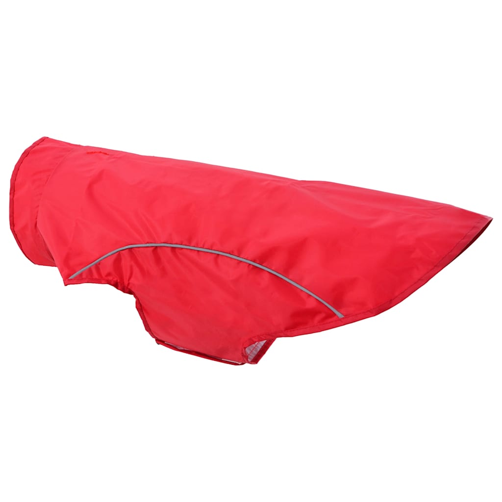 Capa de chuva para cães com tiras reflectoras vermelho 2XL