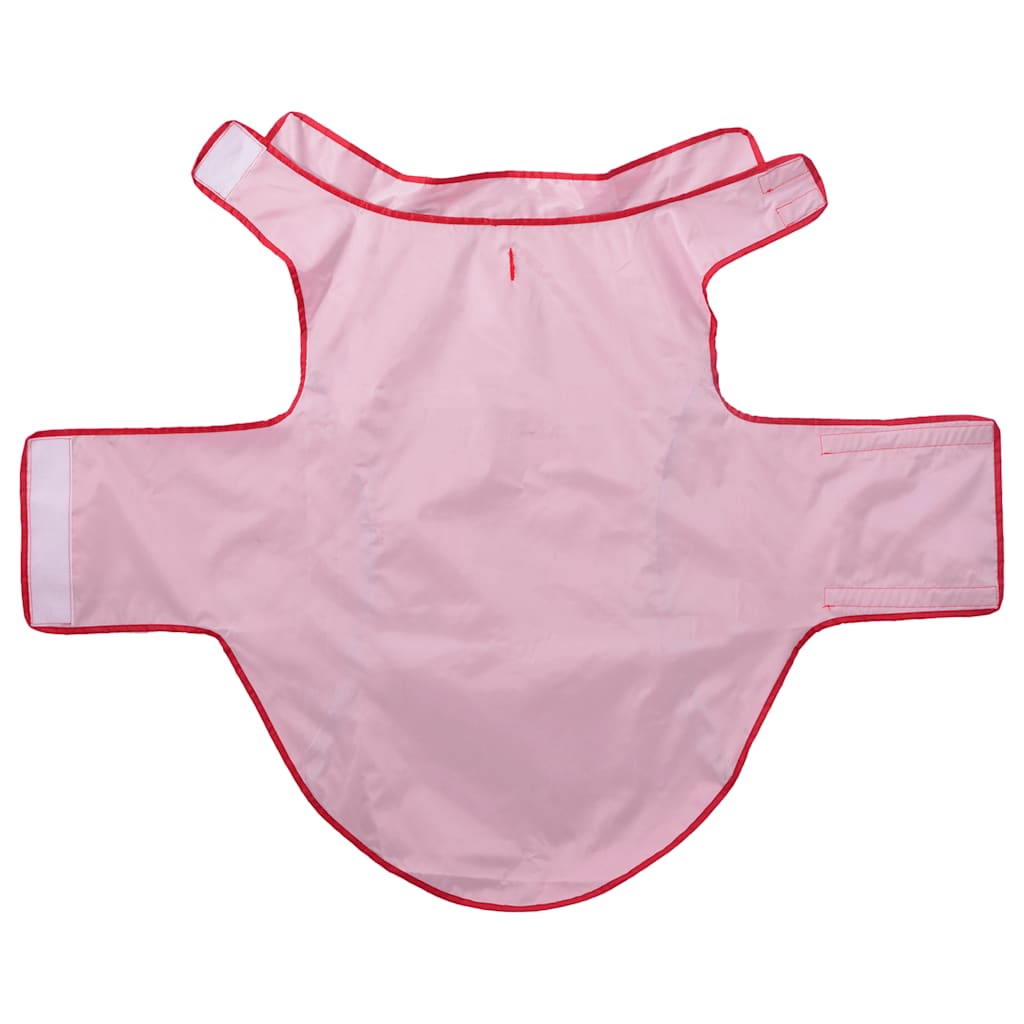 Capa de chuva para cães com tiras reflectoras vermelho 3XL