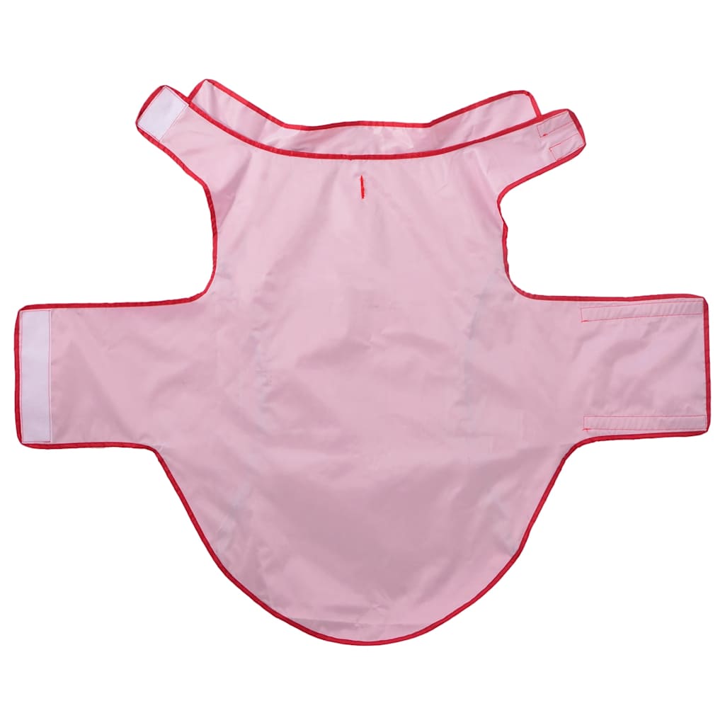 Capa de chuva para cães com tiras reflectoras vermelho 4XL