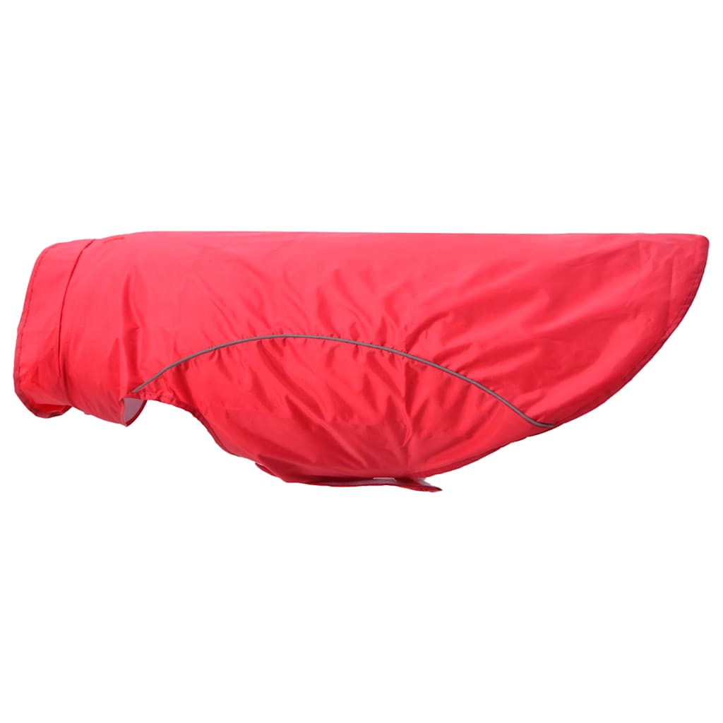 Capa de chuva para cães com tiras reflectoras vermelho 4XL