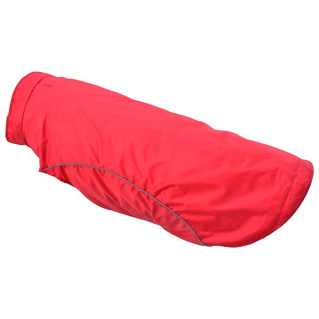 Capa de chuva para cães com tiras reflectoras vermelho 4XL