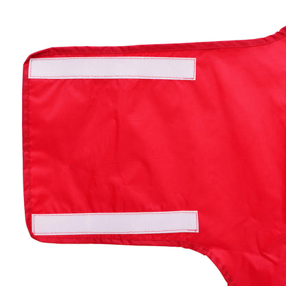 Capa de chuva para cães com tiras reflectoras vermelho 4XL