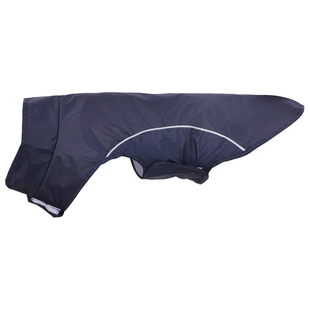 Capa de chuva para cães com tiras reflectoras azul-marinho XS