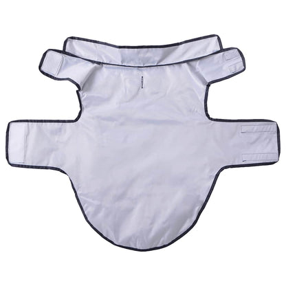 Capa de chuva para cães com tiras reflectoras azul-marinho 2XL