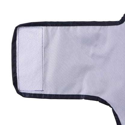 Capa de chuva para cães com tiras reflectoras azul-marinho 2XL