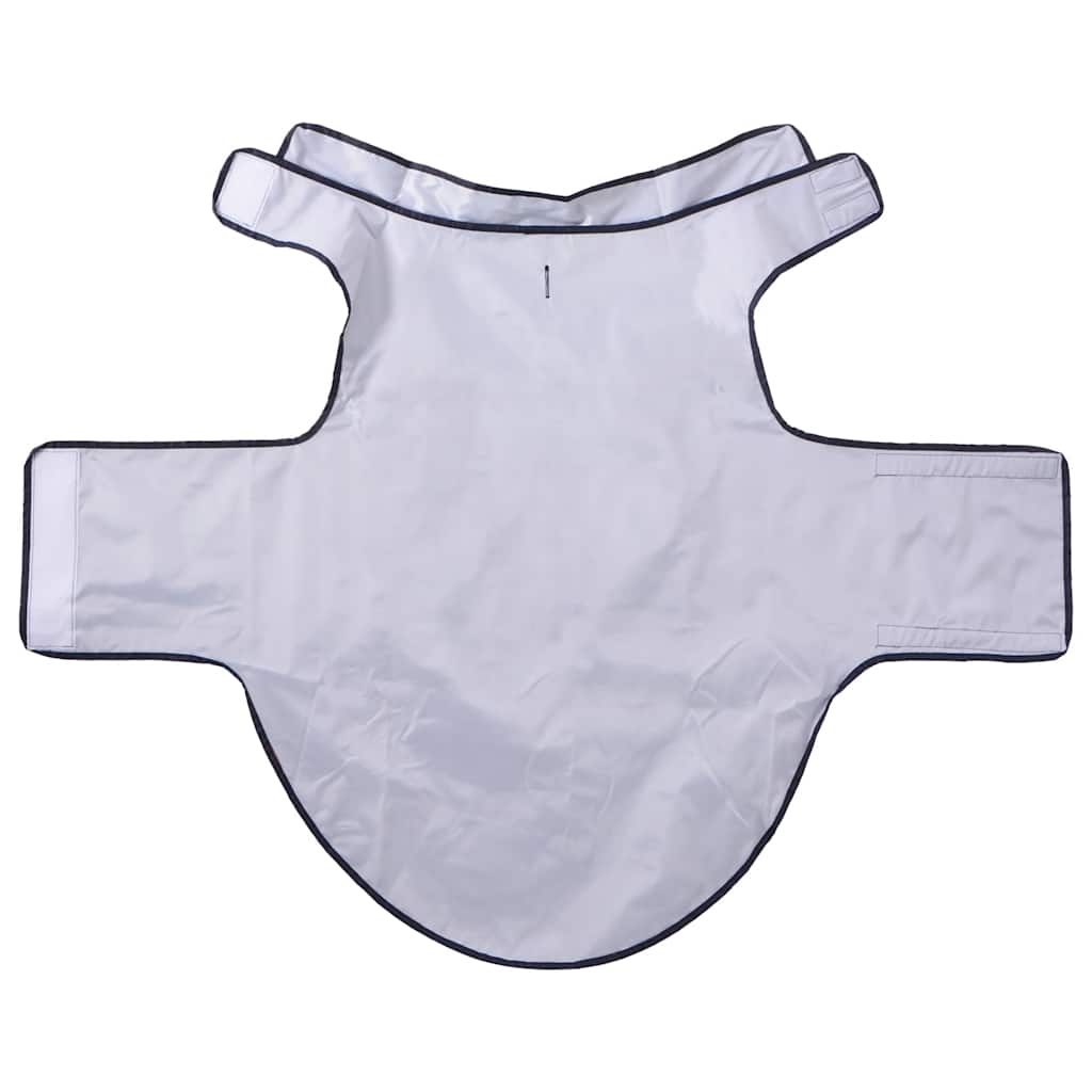 Capa de chuva para cães com tiras reflectoras azul-marinho 4XL